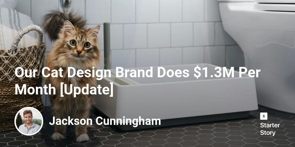 Our Cat Design Brand Does $1.3M Per Month [Update] - Starter Story