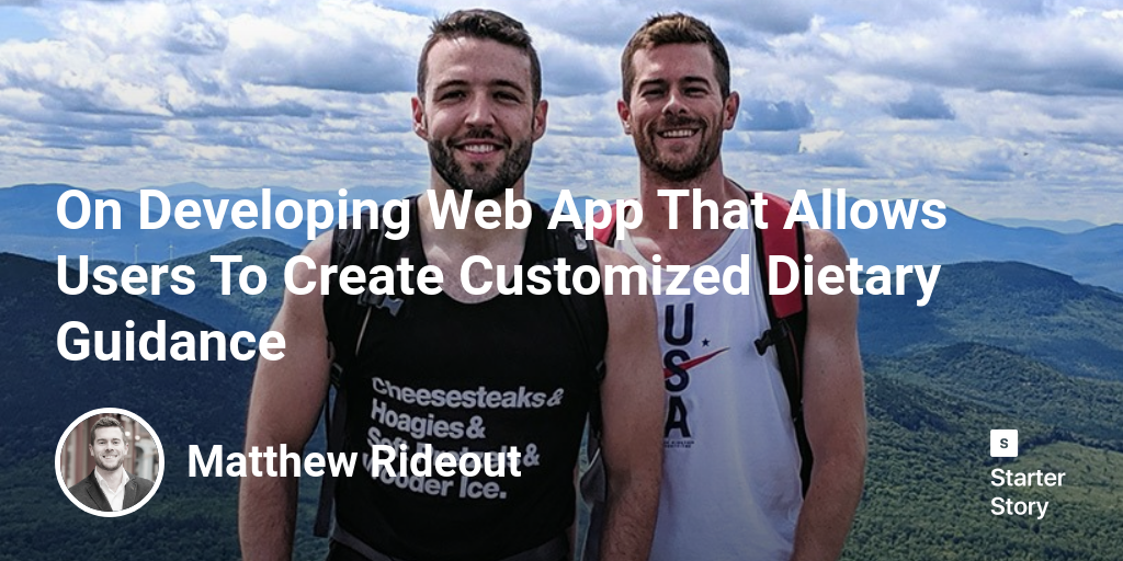 On Developing Web App That Allows Users To Create Customized Dietary