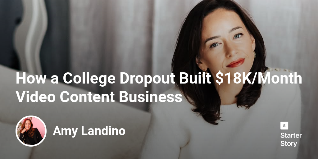 How a College Dropout Built $18K/Month Video Content Business