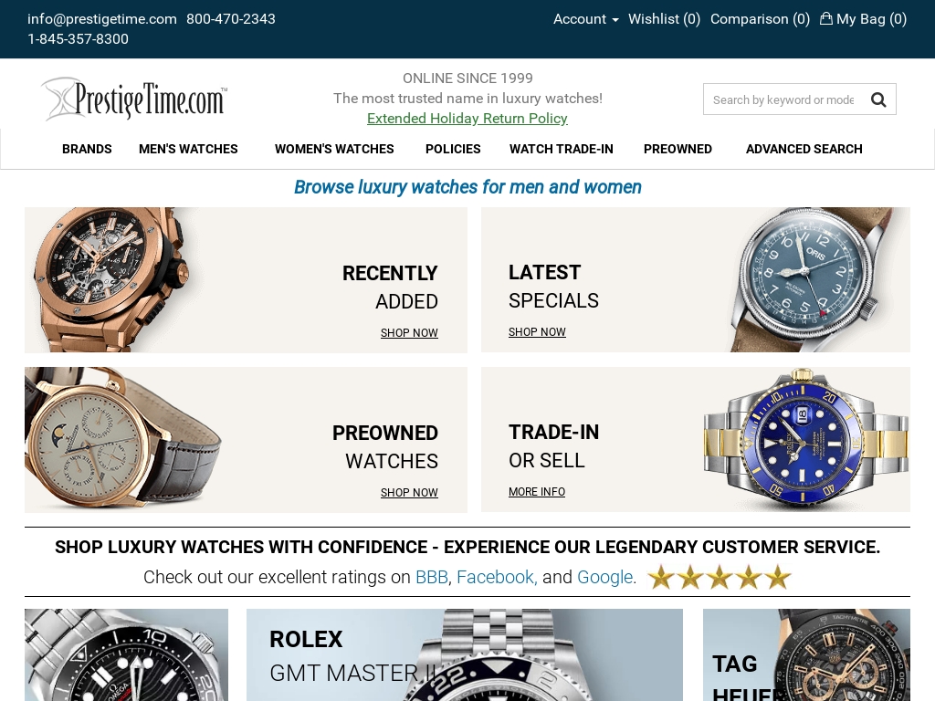 Best online site for watches sale