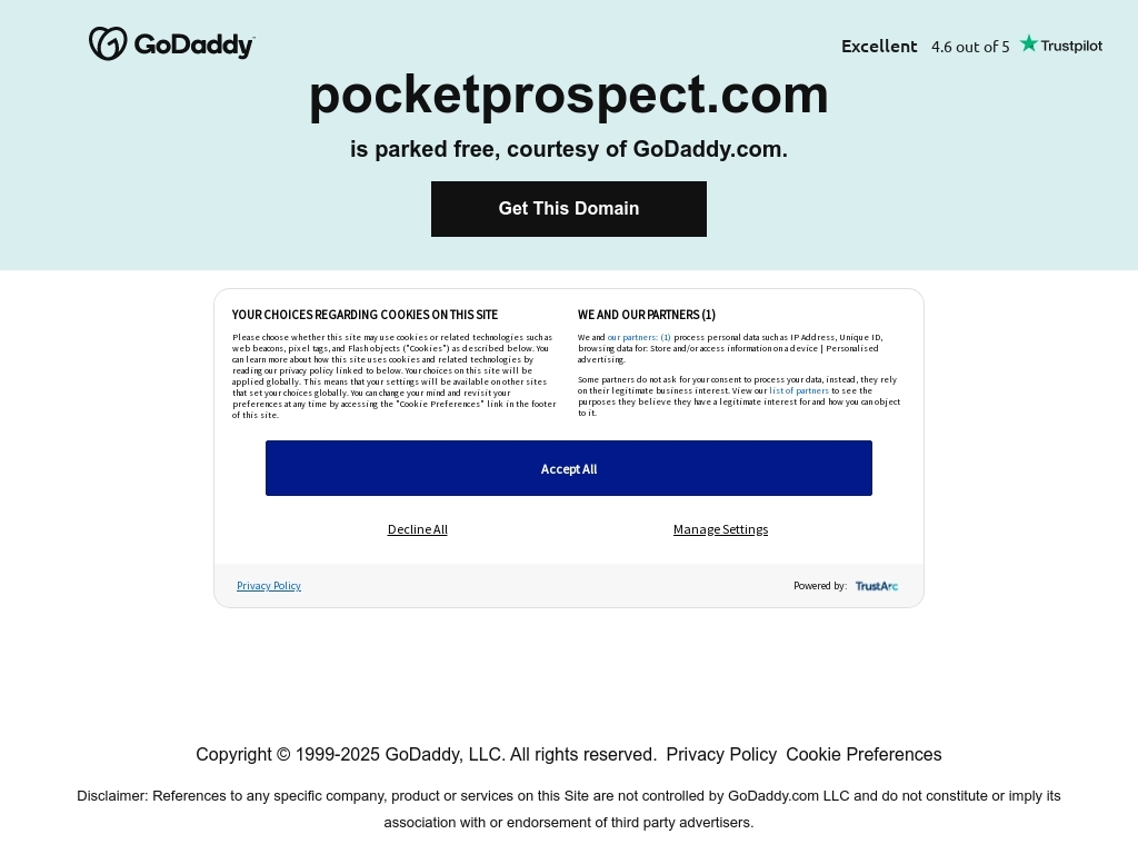 PocketProspect website screenshot