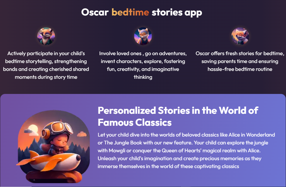 Oscar Bedtime Stories