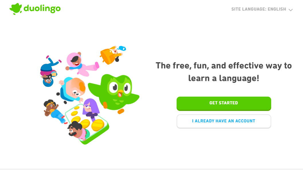 Duolingo Homepage