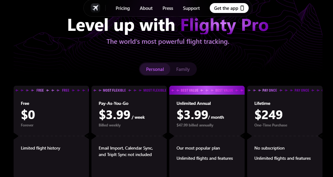 Flighty App Pricing App