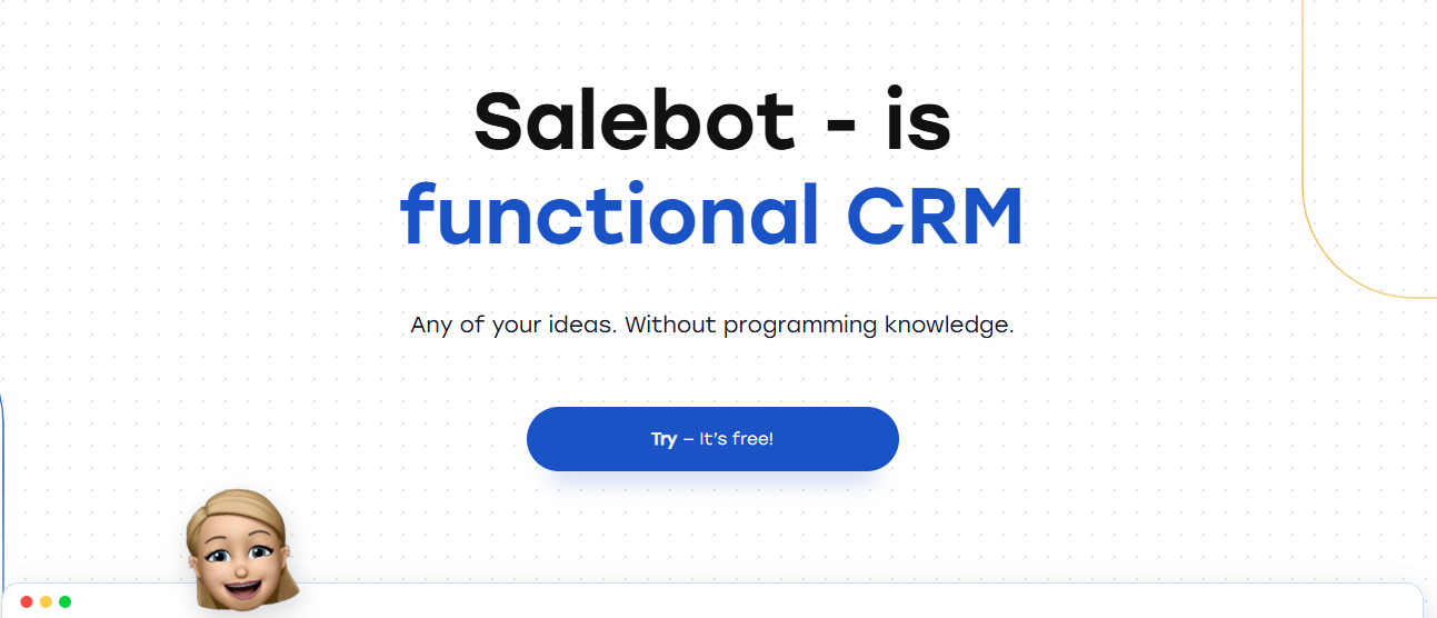 Salebot Homepage