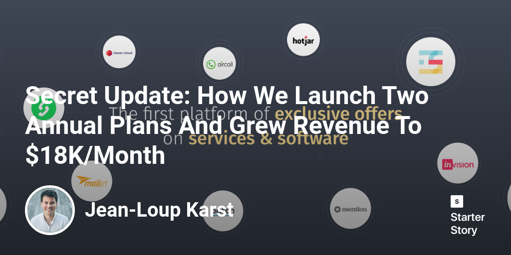 Secret Update How We Launch Two Annual Plans And Grew Revenue To