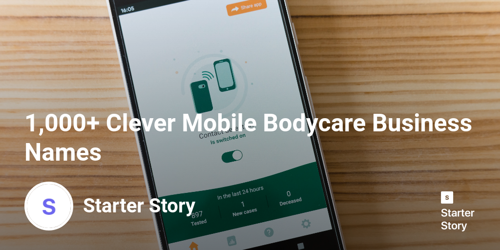 1,000+ Clever Mobile Bodycare Business Names Starter Story