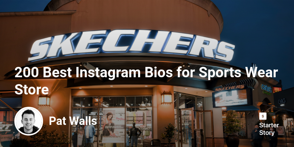 200 Best  Instagram Bios for Sports Wear Store