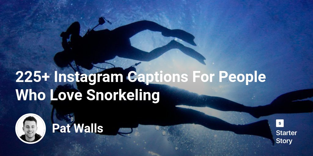 225+ Instagram Captions For People Who Love Snorkeling