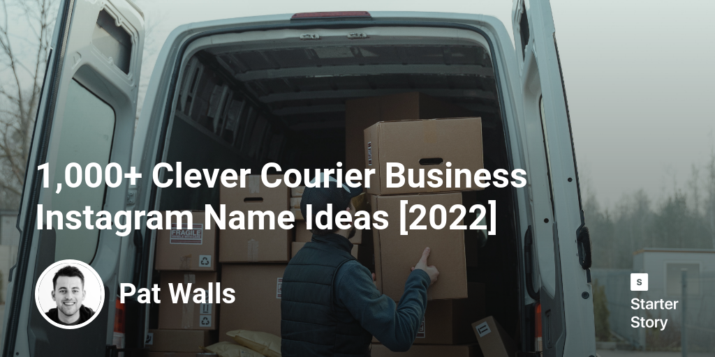 1,000+ Clever Courier Business Instagram Name Ideas [2024]