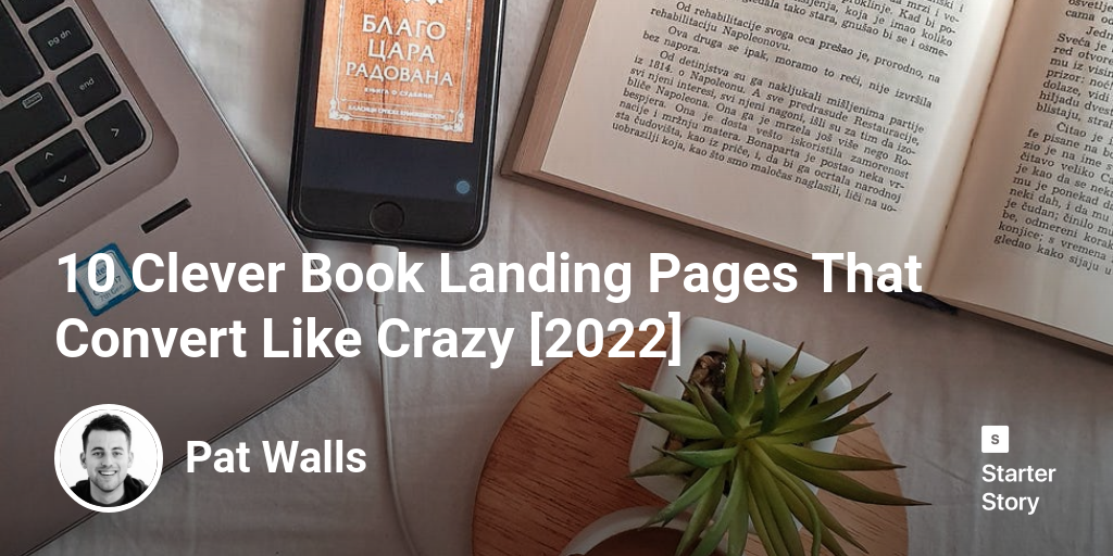 10 Clever Book Landing Pages That Convert Like Crazy [2024]