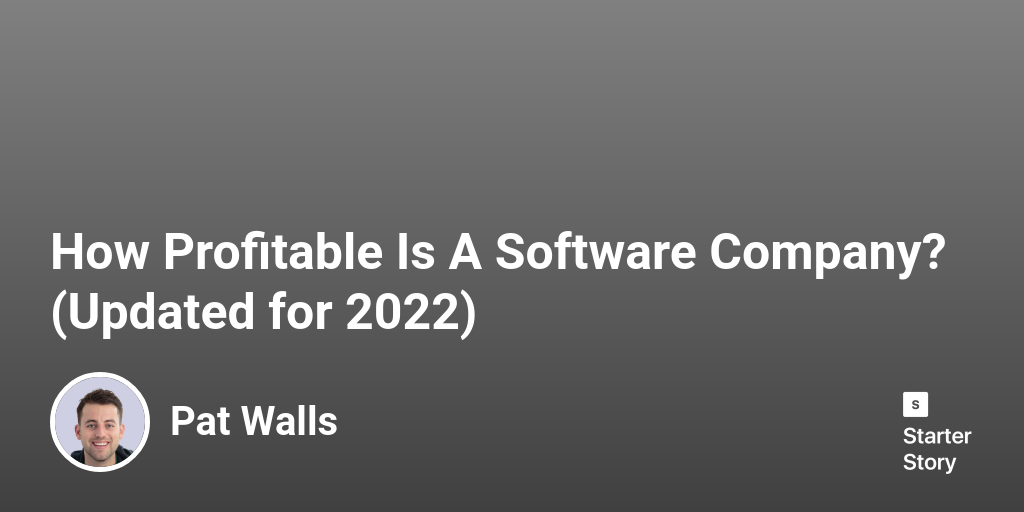 How Profitable Is A Software Company? (Updated for 2024)