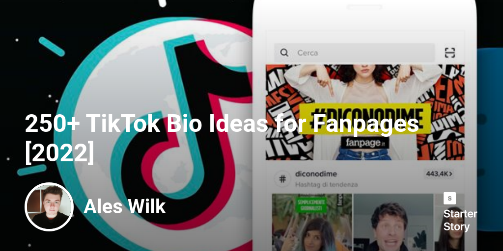250+ TikTok Bio Ideas for Fanpages [2024]