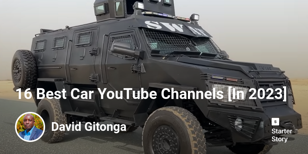 16 Best Car YouTube Channels [In 2024] Starter Story