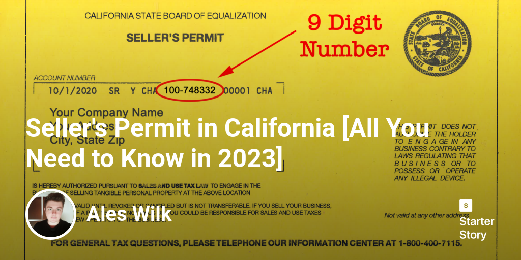 Seller's Permit in California [All You Need to Know in 2024] - Starter