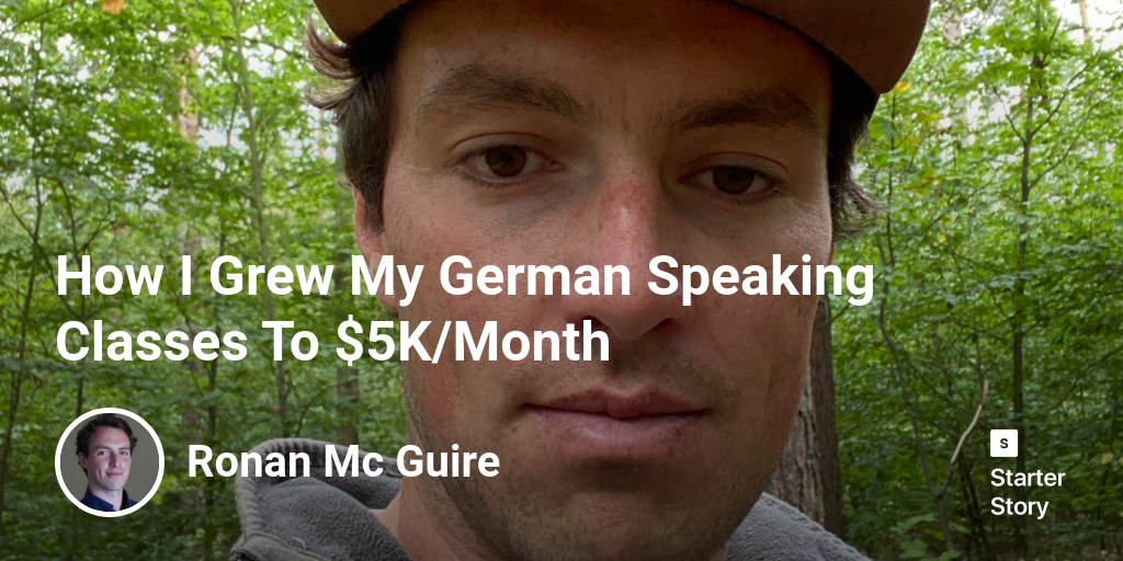 How I Grew My German Speaking Classes To $5K/Month