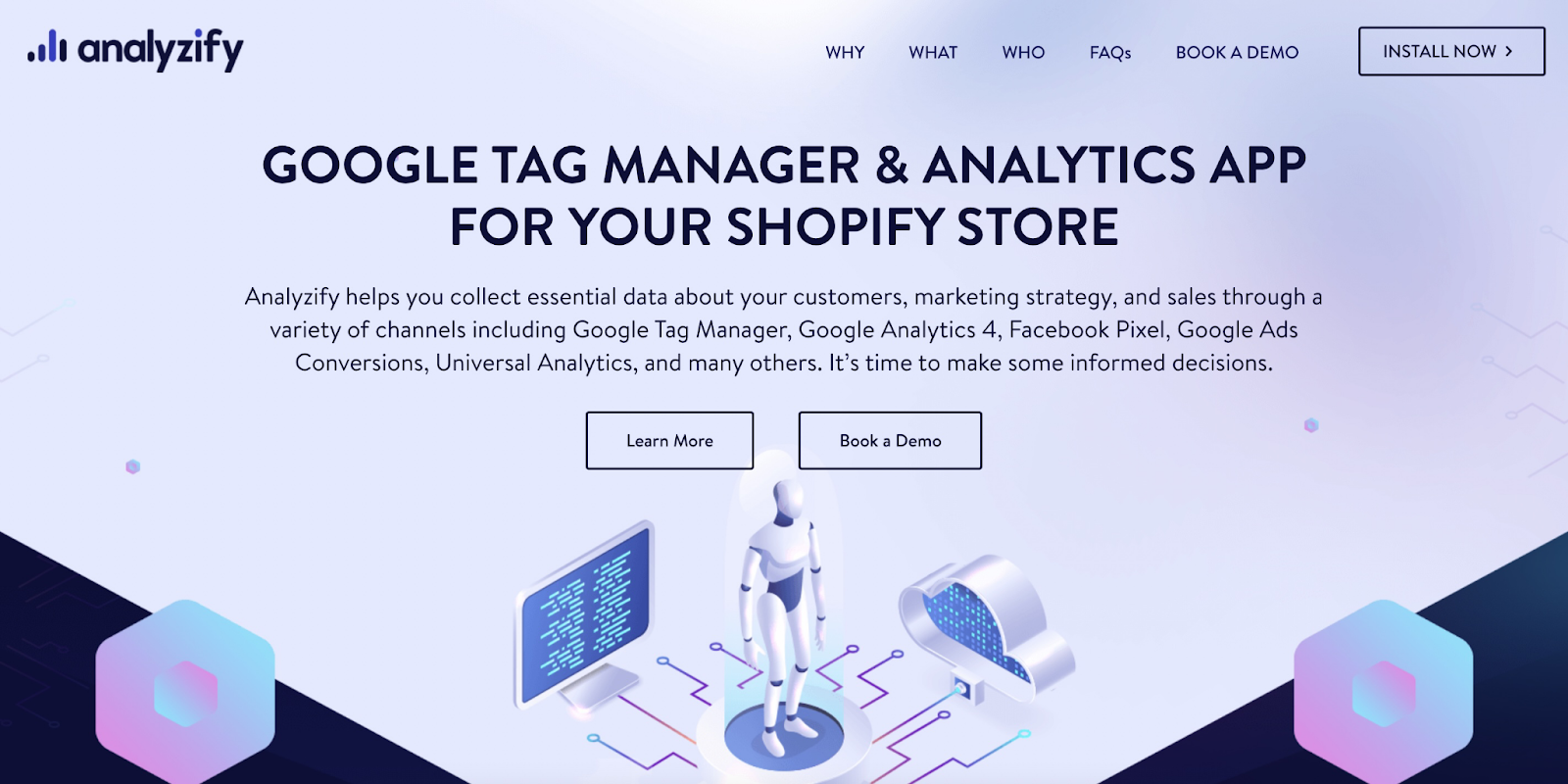 Analyzify.app 1st Website Screenshot