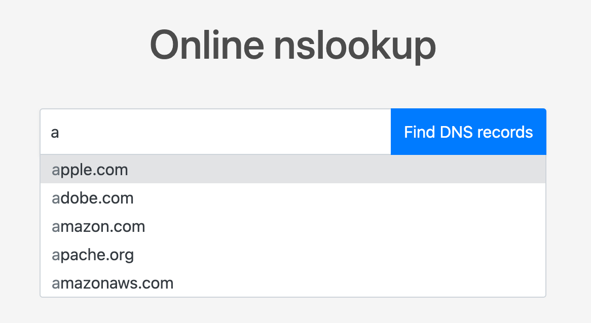 nslookup-io