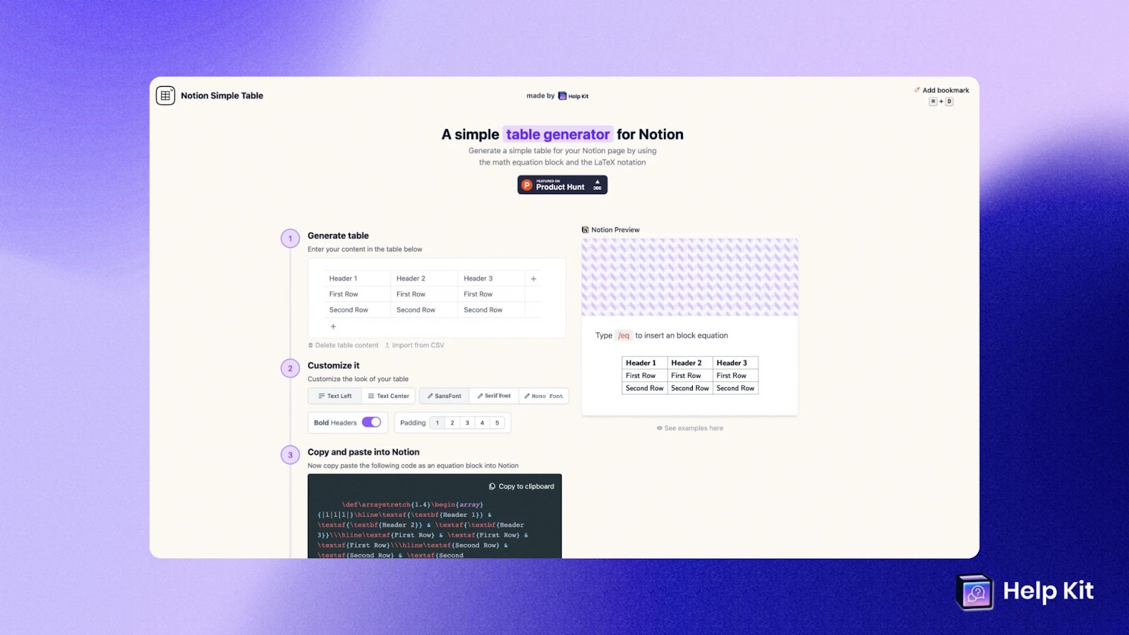 helpkit