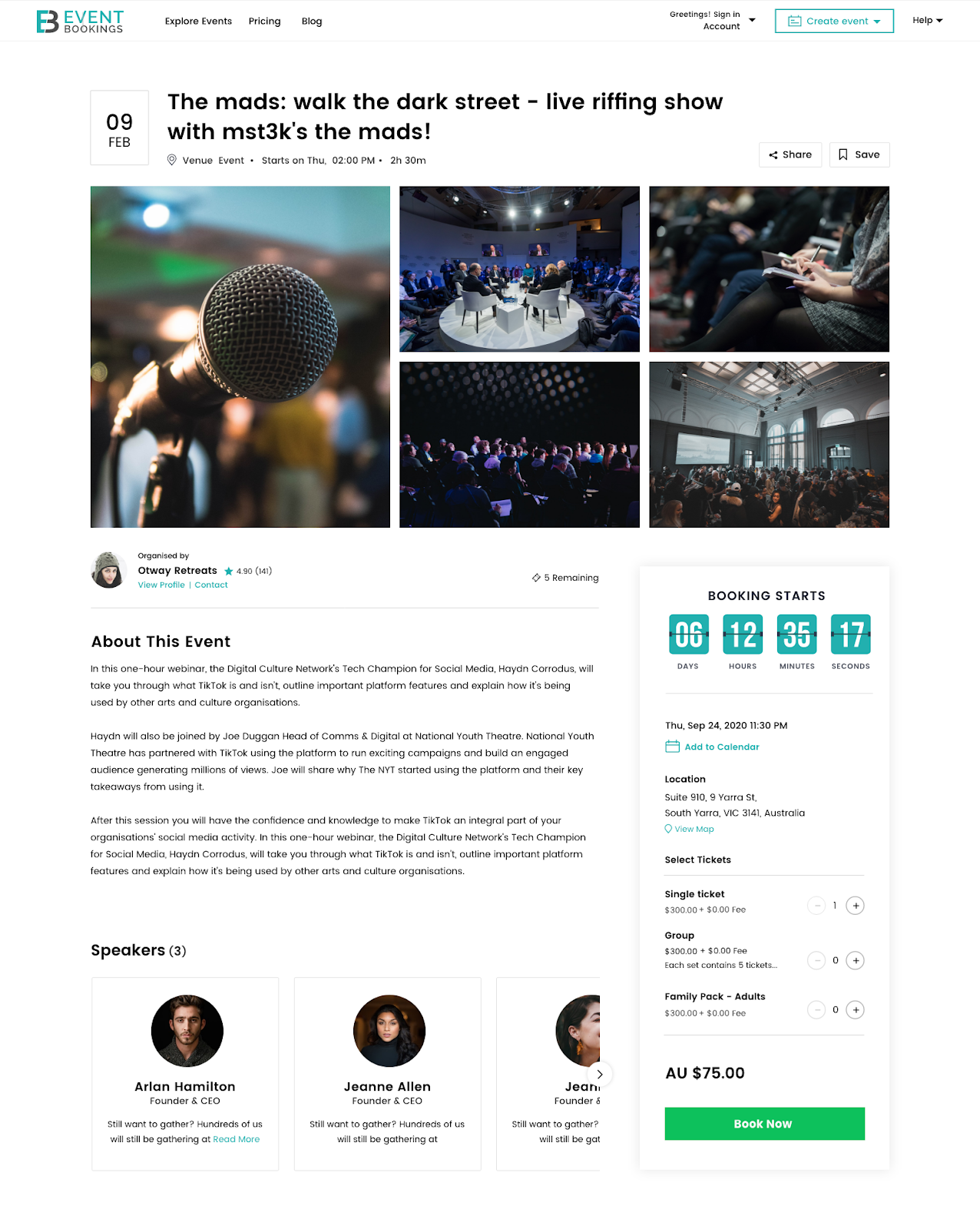 eventbookings
