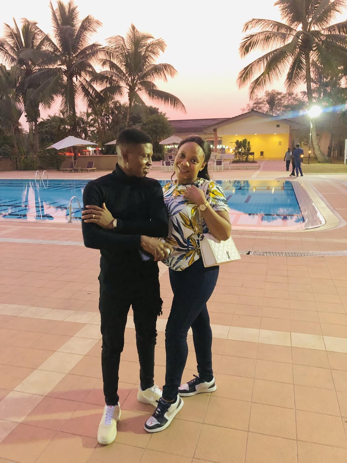 Emenike Emmanuel & His Wife