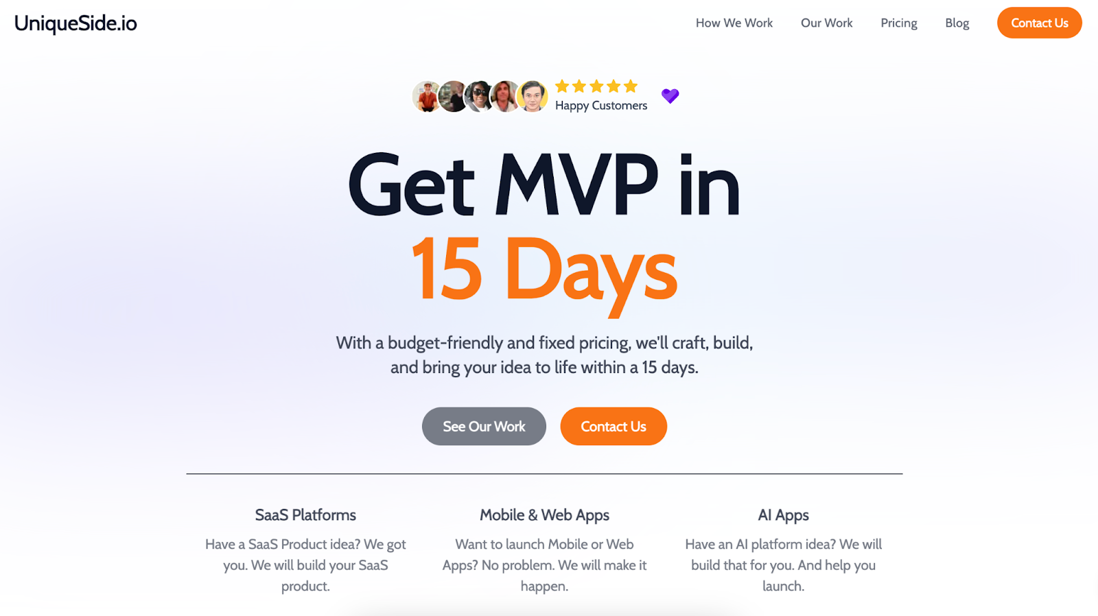 uniqueside-mvp-in-15-days