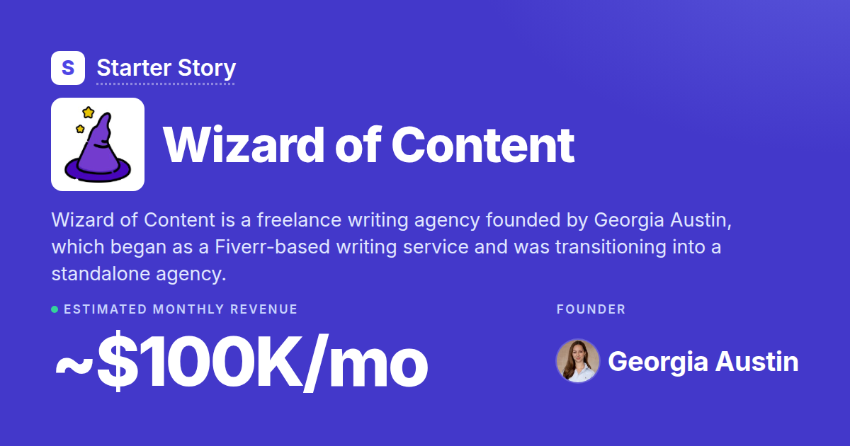 Wizard of Content: Revenue, Growth & Monetization · Starter Story