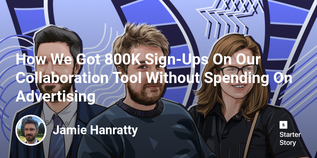 How We Got 800K Sign-Ups On Our Collaboration Tool Without Spending On
